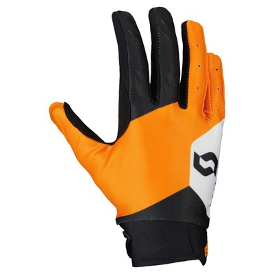 SCOTT Evo Track Handschuhe Schwarz Orange Gr L Fahrrad MTB DH Mountain Bike