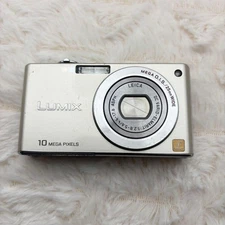 Panasonic LUMIX DMC-FX35 Gold Compact Digital Camera 10MP Tested Japan