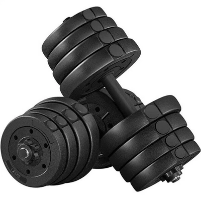 30KG Adjustable Dumbbell Set Gym Hand Weights for Home Gym Fitness Set of 2