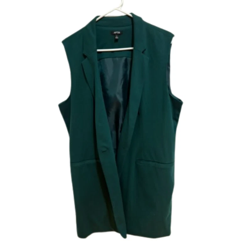 APT。 9 女式无袖西装背心青绿色 XL 全新带标签 — 第 2/3 张图片