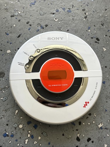 Sony D-EJ100 Walkman tragbarer CD Player G-Schutz weiß