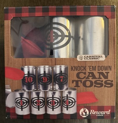 Reward Lodge - Carnival Classic - Knock 'Em Down Can Toss Game