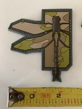 HALEY STRATEGIC TROPIC DRAGONFLY LOGO PATCH PVC  HOOK/LOOP BACKING MULTICAM OCP