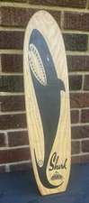 NR Mint Vintage Old 60’s Nash Sidewalk Surfboards #1 Shark Wood Deck Skateboard