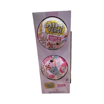 Diner series 1 Mini Verse Make It Mini Food Baking & Dessert Play Set Ages 4 
