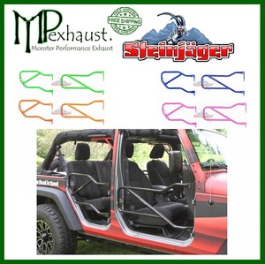 Front Tube Door Pair for Jeep Wrangler JK 2007-2018 J0031026 Steinjager