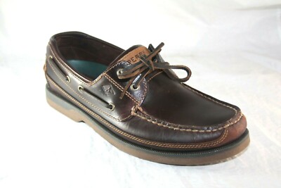 Sperry Men/'s Mako 2-Eye Boat Shoe Amaretto 11 M US