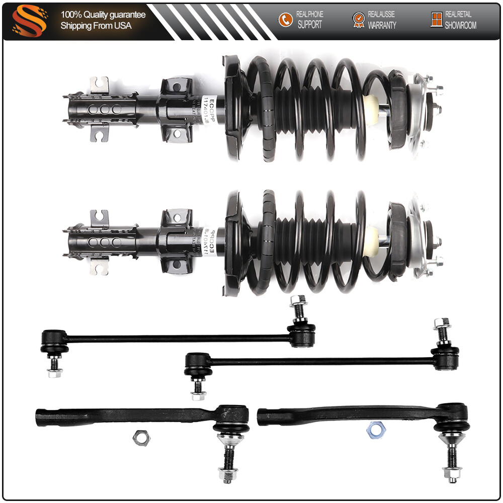 Volvo V70 S80 S60 Front Strut Coil Spring Sway Bar Tie Rod Assembly