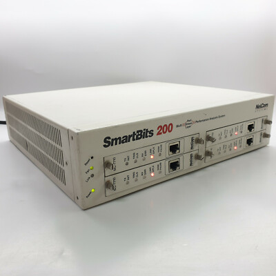NetCom Systems SmartBits 200 SMB-0200 mit x4 ML-7710 Modulen