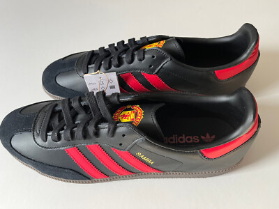 Adidas Samba Manchester United Team Black Red MUFC Soccer  display picture 1