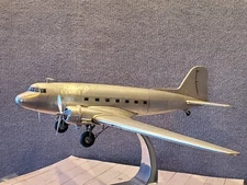 AM Authentic Models Douglas DC-3 Dakota AP455 Airplane Aluminum Desk Model