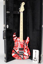 Charvel Evh Art Series Red/white/black Stripes W/ohsc