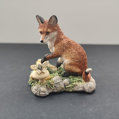 Border Fine Arts  Look See  Fox and Butterfly, Fuchs und Schmetterling 1995