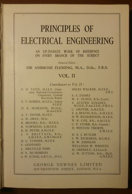 Principles Of Electrical Engineering Band 2 von Ambrose Fleming - Newnes Buch