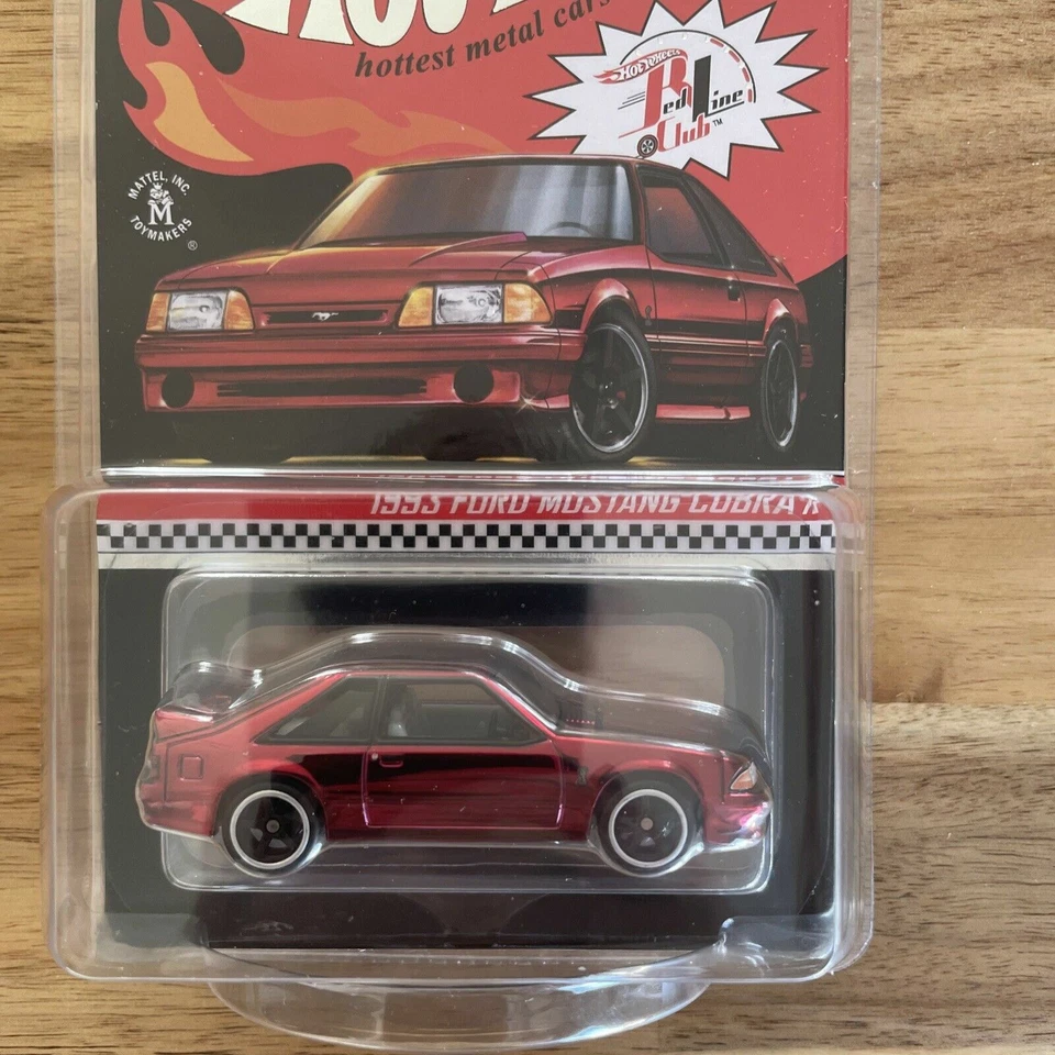 Hot Wheels Red Line Club RLC Exclusive Fox-Bodied ‘93 Ford Mustang Cobra R ! - Image 2 of 4