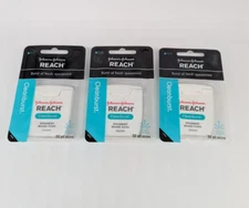 Johnson & Johnson Reach Cleanburst Spearmint Waxed Dental Floss Spearmint Lot x3