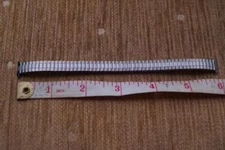 NOS  STAINLESS STEEL EXPANDABLE  WATCH BRACELET  12MM