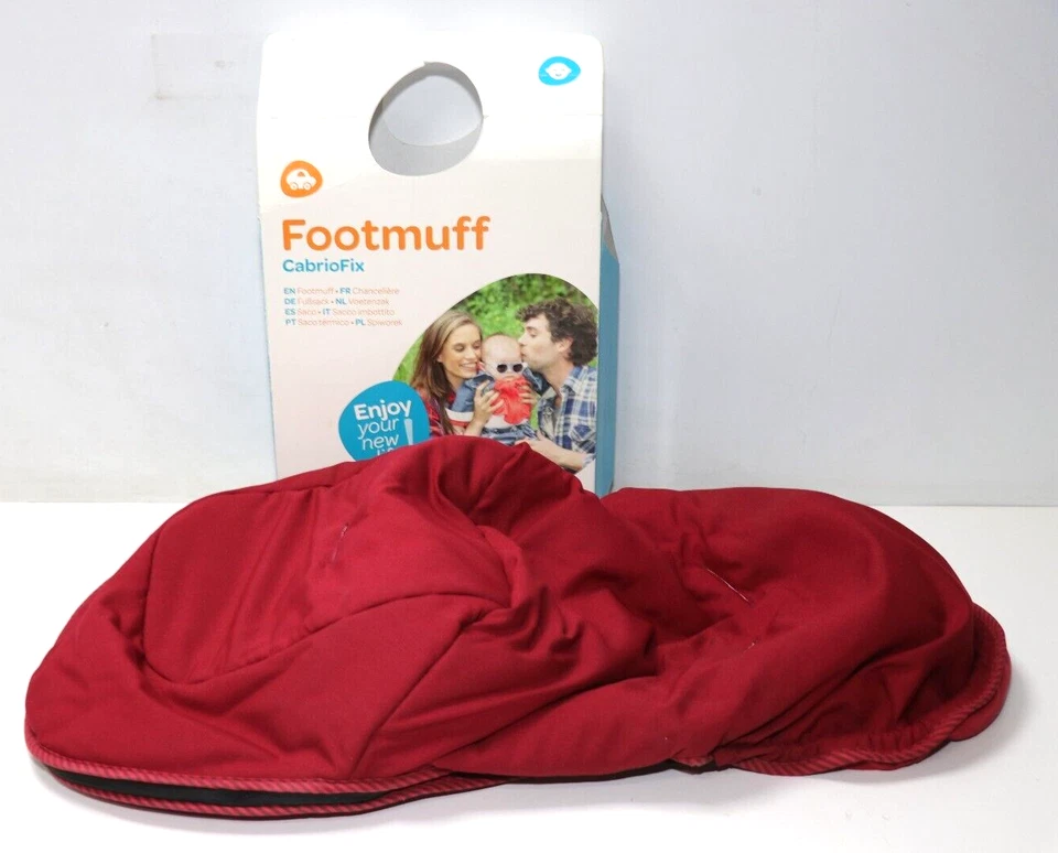 Maxi-Cosi 61008990 Cabriofix kuschelig warmer Universal Winterfußsack, robin red - Bild 2 von 3