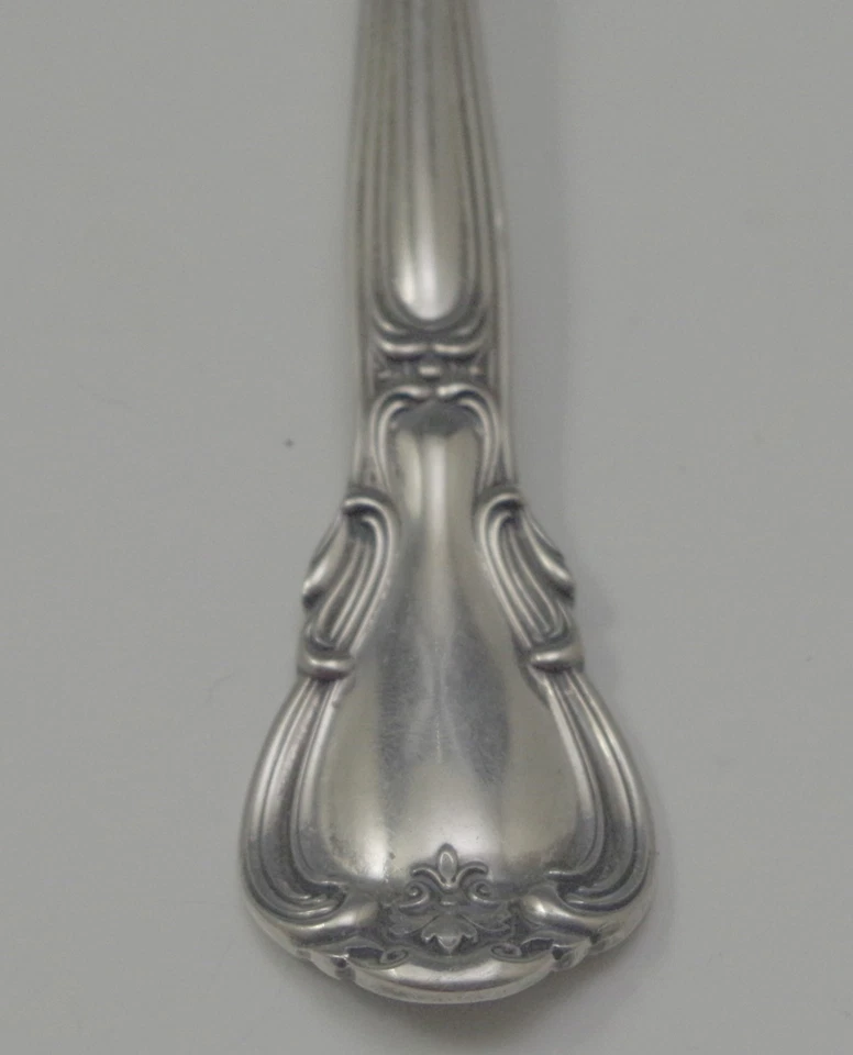 ANTIGUO TENEDOR DE SERVIR CHANTILLY DE PLATA ESTERLINA GORHAM 1895 SÓLIDO SIN MONOGRAMA Foto 3 de 4