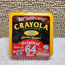 1998 40th Anniversary Crayola Crayons 64 Box Limited Edition