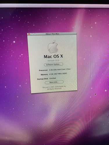 Retro Windows XP MacOS 10.6 Apple iMac 21.5 3.06 Intel Core 2 Duo 500GB SSD 4GB - Afbeelding 8 van 11