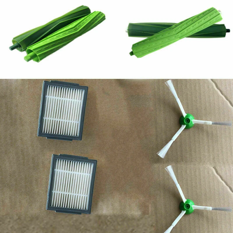 HEPA-Filter & Seiten- & Walzenbürsten für iRobot Roomba i7 E5 E6 Zubehör