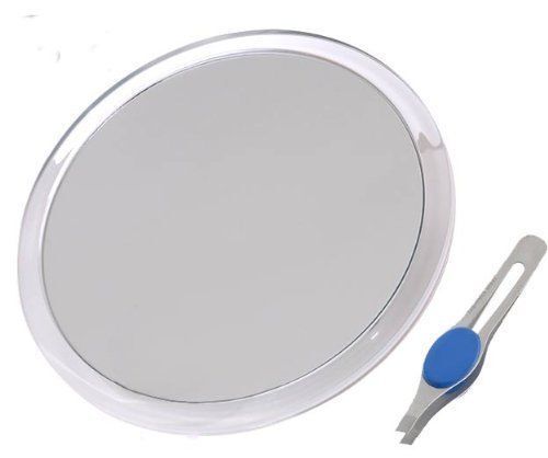 DB-Tech Large Suction Safety and trust Cup Magnifying Tweez Mirror with Precision Popular