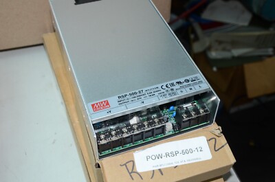 Mean Well RSP-500-27 27 Volt 18.6 Amp Power Supply NEW Open Box
