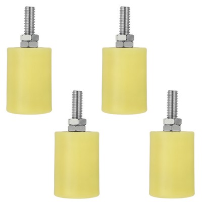 4pcsslide Gate Guide Rollers Nylon Gate Rollers Heavy Duty Sliding Gate