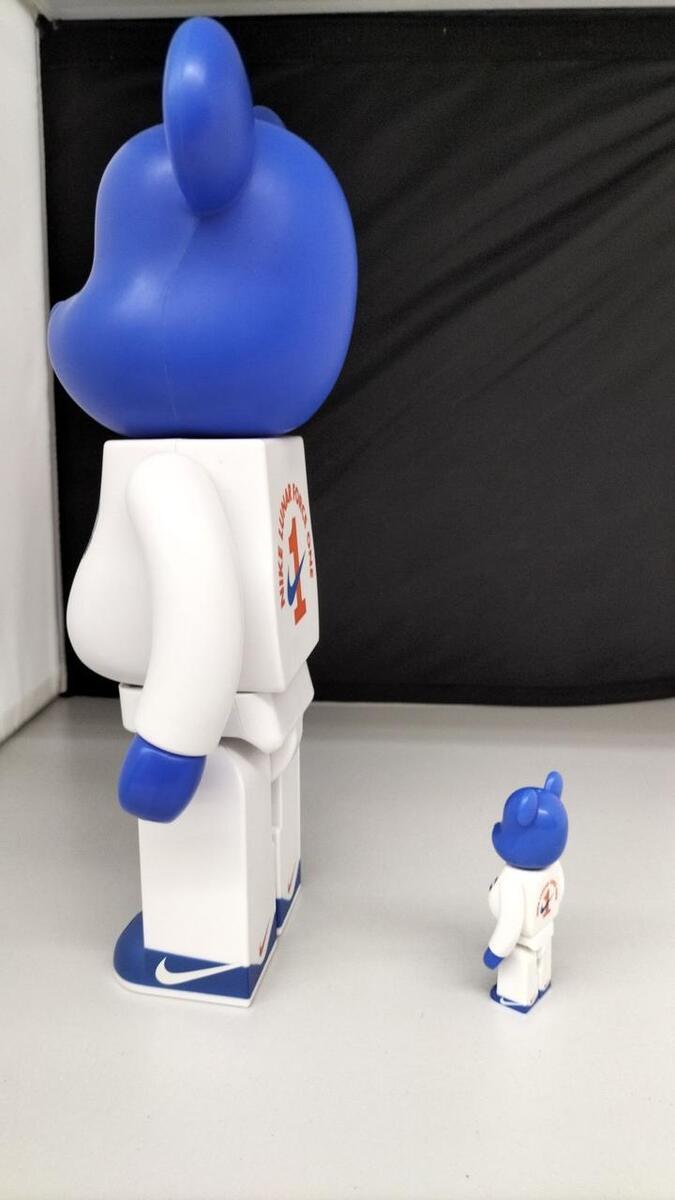 MEDICOM TOY BE@RBRICK Nike Air Lunar 1 Blue Version 100 MEDICOM TOY BE@RBRICK Nike Air Lunar 1 Blue Version 100