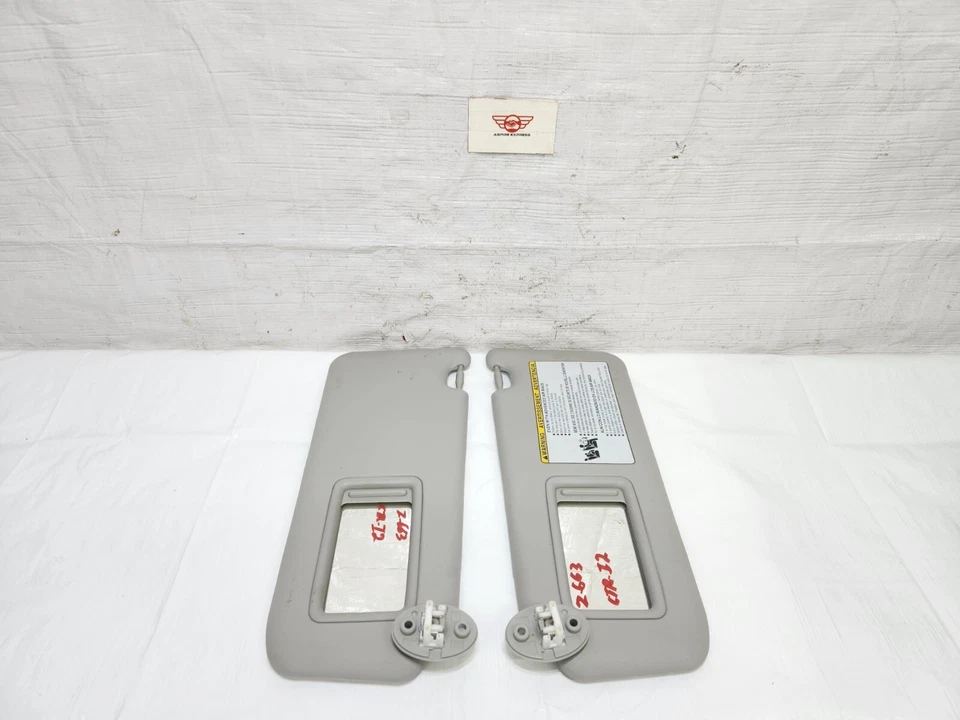 2013 2014 2015 Toyota RAV4 conjunto de quebra sol lateral esquerdo motorista e passageiro direito fabricante de equipamento original - Imagem 2 de 4