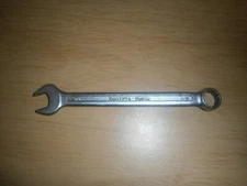 Vintage silver tone  spanner. 9/16 both   ends.(E6c)
