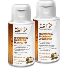 HairRx Professional Nourishing Shampoo +SP (for Oily Scalps) & Conditioner Trave