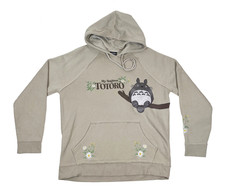 Studio Ghibli My Neighbor Totoro Sweatshirt Floral Embroidered Hoodie Medium