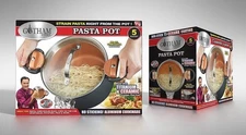 Gotham Steel Pasta Pot Titanium Ceramic Non-Stick 5 Quart Cookware New In Box