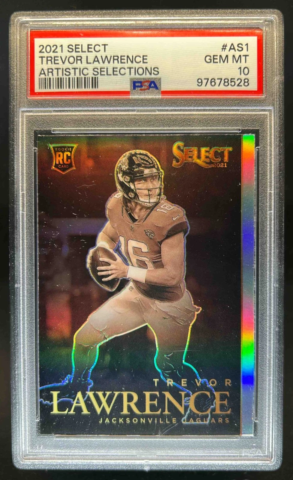 Trevor Lawrence Panini Select Artistic Selections #AS1 Base