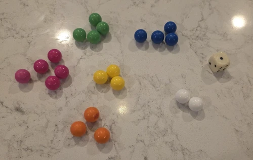 Aggravation Board Game Milton Bradley 1989 Edition Vintage Marbles and Dice