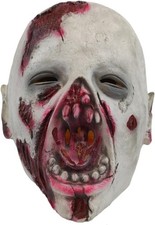 Scary Zombie Mask Halloween Creepy Vampire Costume for Adult, Gaping...