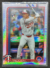 2025 Topps Chrome Update Series Alan Roden Sepia Refractor Rookie RC #USC41