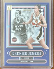 2025 Donruss WNBA Caitlin Clark Franchise Features Blue Press Proof Fever
