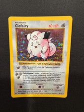 Clefairy 005/102 Base Set (Shadowless) Holo MP