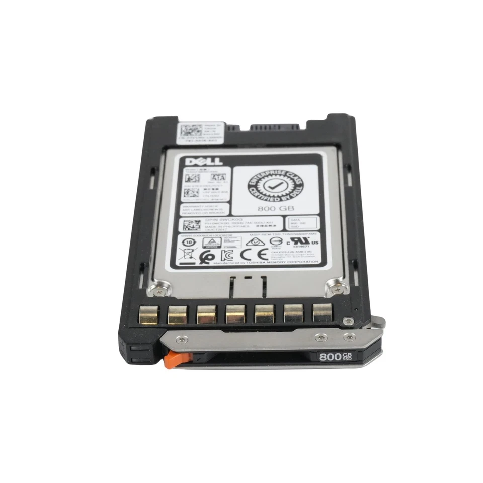Dell WCK0G 800GB 1.8" uSATA 6G Solid State Drive SSD Toshiba HK4E THNSF8800CAME - Image 4 of 4