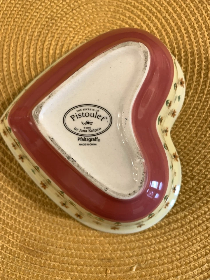 Редкая чаша в форме сердца Pfaltzgraff 'Pistoulet' 6,5 Вт от Jana Kolpen 2002 - Изображение 4 из 4