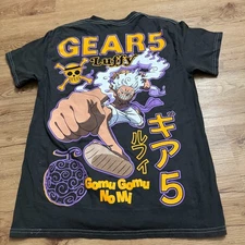 One Piece T-shirt Monkey D. Luffy Gear 5 Gomu Gomu Nomi unisex Adult Small