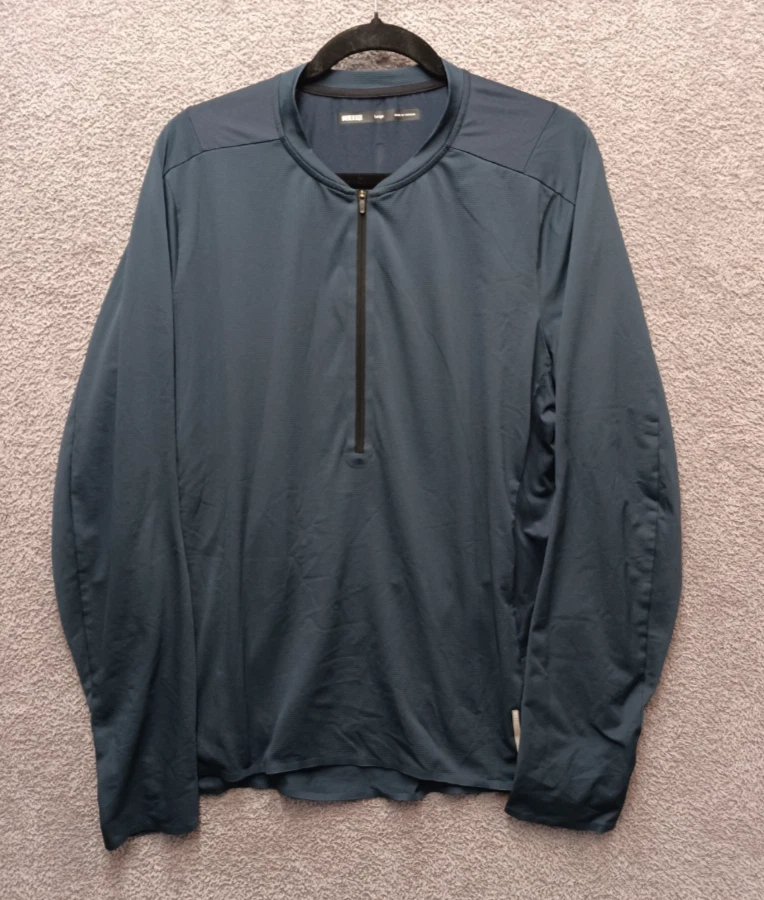 REI Co-op Men’s Lightweight Half Zip Performance Top Blue Size L