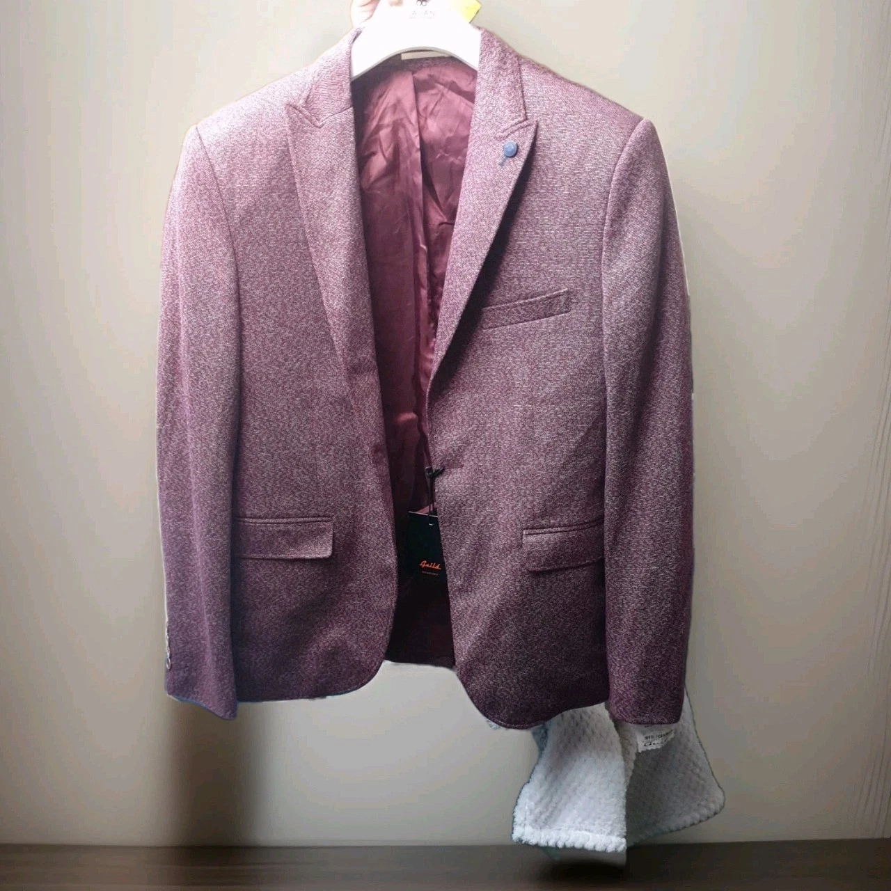 mens blazer maroon