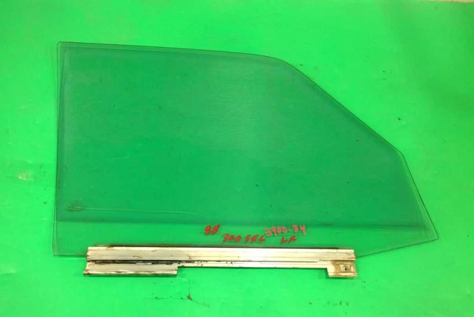 88 89 90 91 300SEL DRIVER LEFT FRONT WINDOW DOOR GLASS OEM 3900-34 Foto 2 de 3