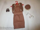 VINTAGE BARBIE DOLL FASHION CLOTHES #937 SORORITY MEETING SET COMPLETE HEELS HAT