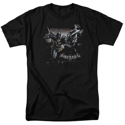 DC COMICS - BATMAN ARKHAM KNIGHT - GARFLO - Camiseta Unisex Para Adultos - Negra - Imagen 1 de 3