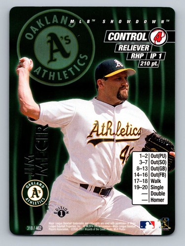 2001 MLB Showdown 1st Edition Jim Mecir #318 card